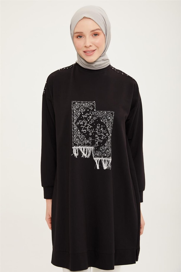 Armine Tunik 22YD3711 Siyah