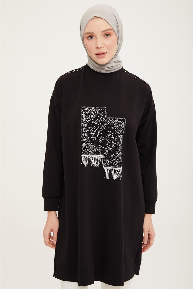 Armine Tunik 22YD3711 Siyah