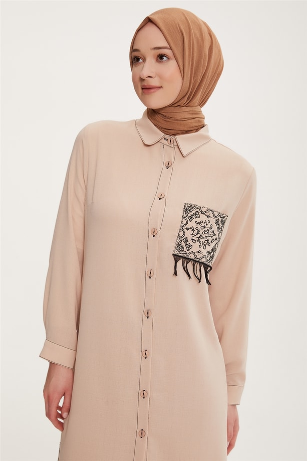 Armine Tunik 22YD3719 Bej