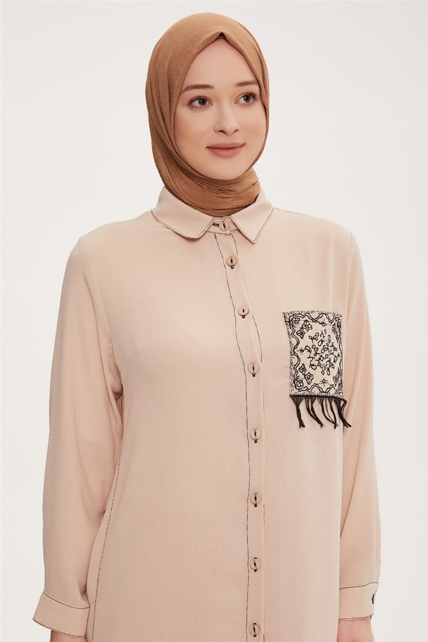 Armine Tunik 22YD3719 Bej