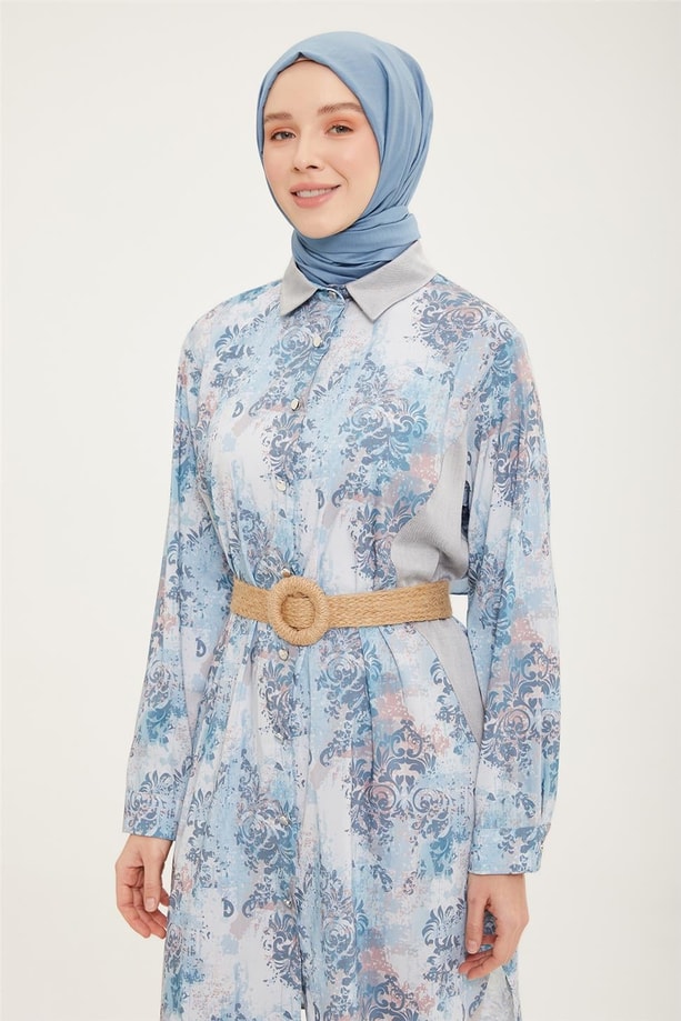 Armine Tunik 22YD3743 İndigo