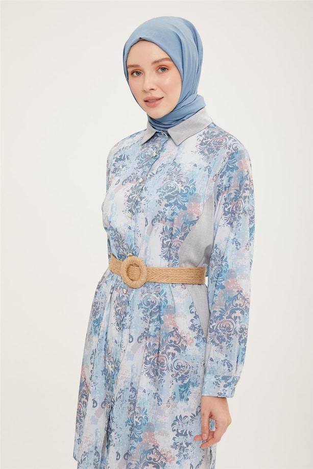 Armine Tunik 22YD3743 İndigo