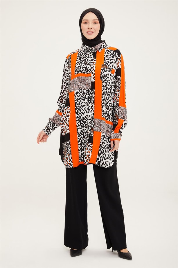 Armine Tunik 22YD3744 Oranj