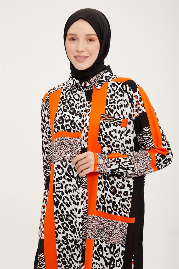 Armine Tunik 22YD3744 Oranj