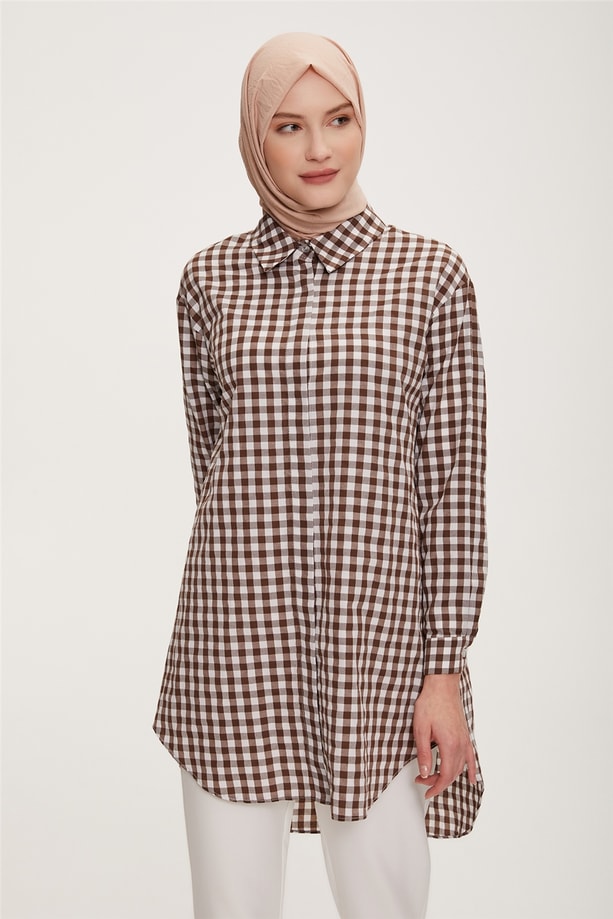 22YF4000 Armine Tunik Kahverengi