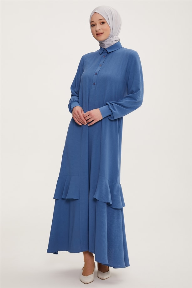 Armine Elbise 22YD4200 İndigo