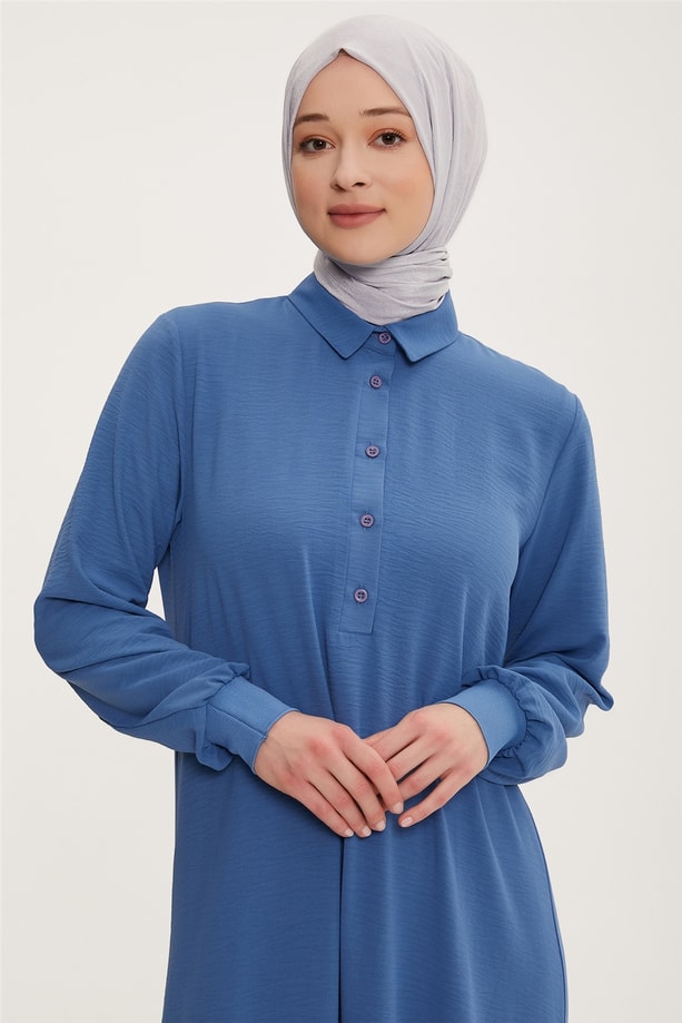 Armine Elbise 22YD4200 İndigo