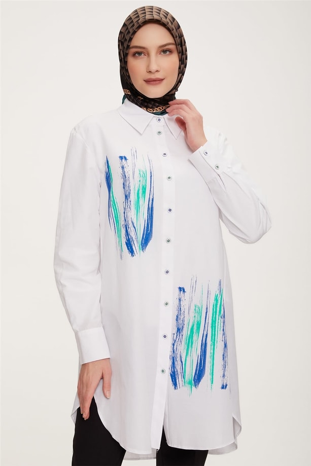 Armine Trend Tunik 22YT421 Saks