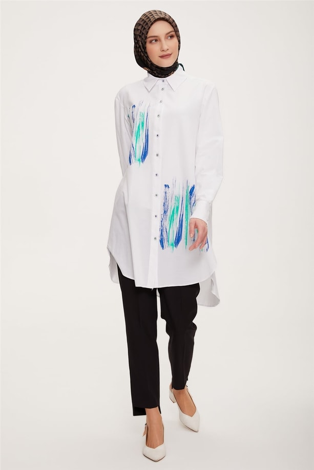 Armine Trend Tunik 22YT421 Saks