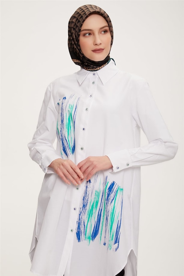Armine Trend Tunik 22YT421 Saks