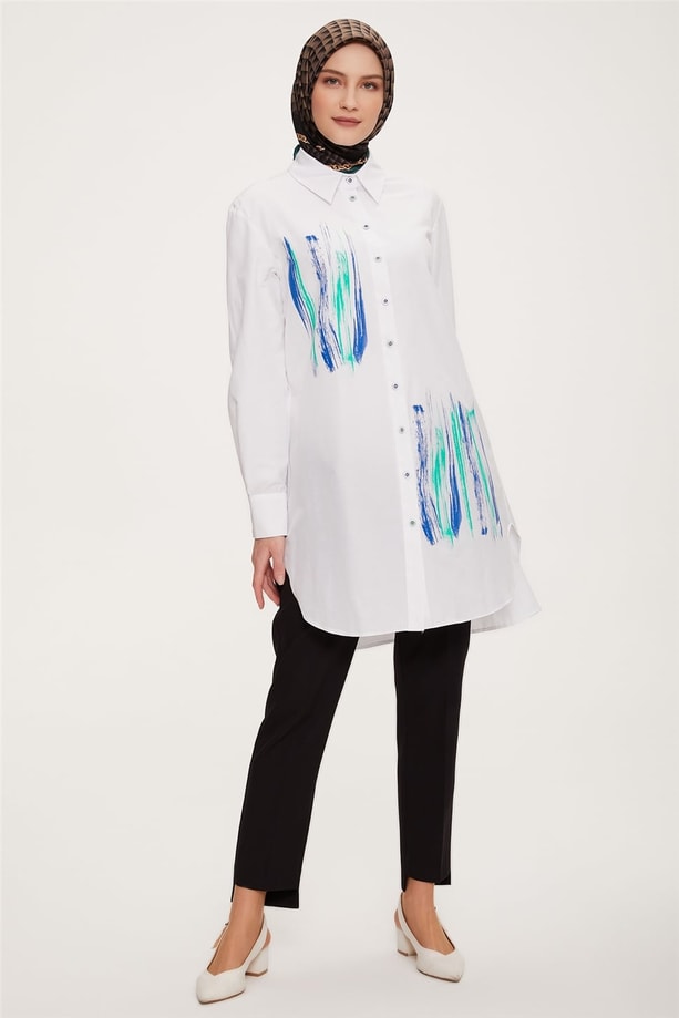 Armine Trend Tunik 22YT421 Saks