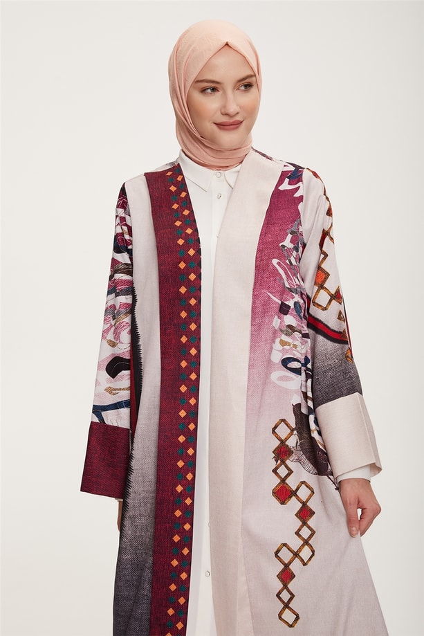22YD4307 Armine Giy Çık Bordo