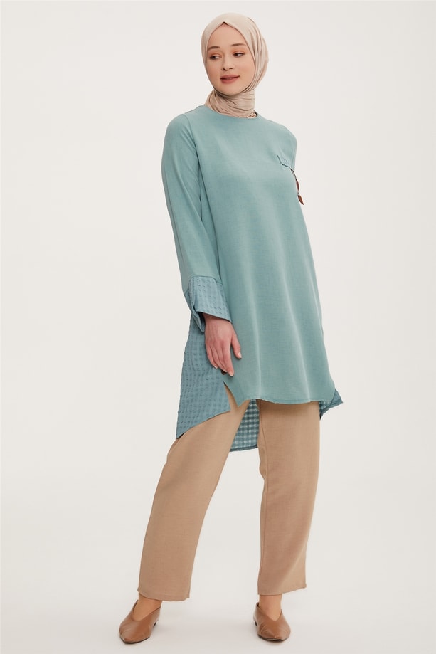 Armine Tunik 22YD4315 Çağla