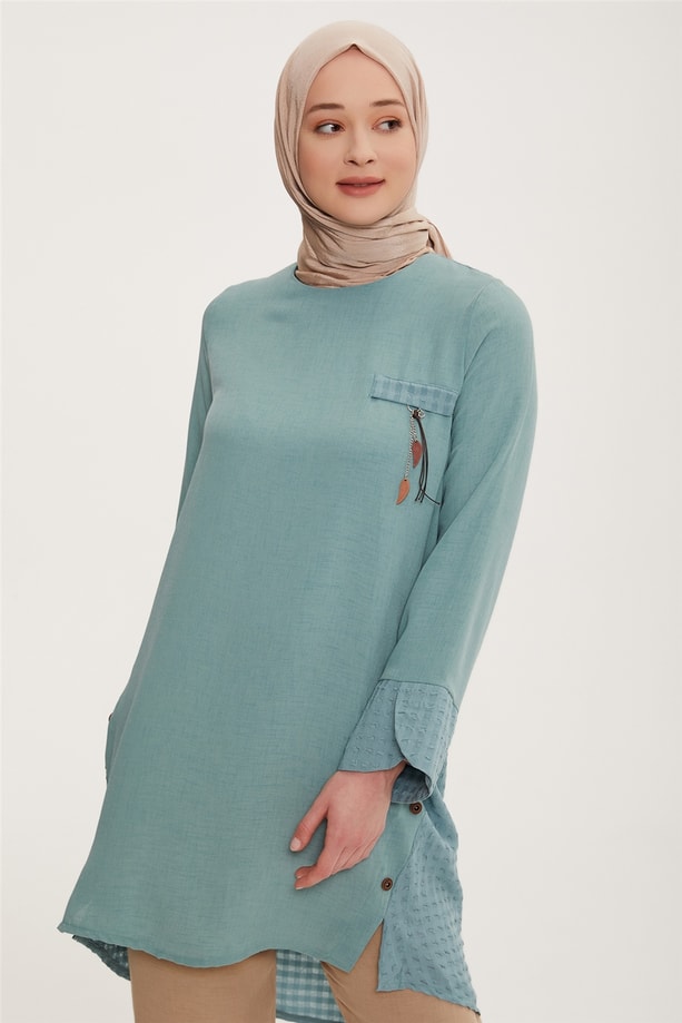 Armine Tunik 22YD4315 Çağla