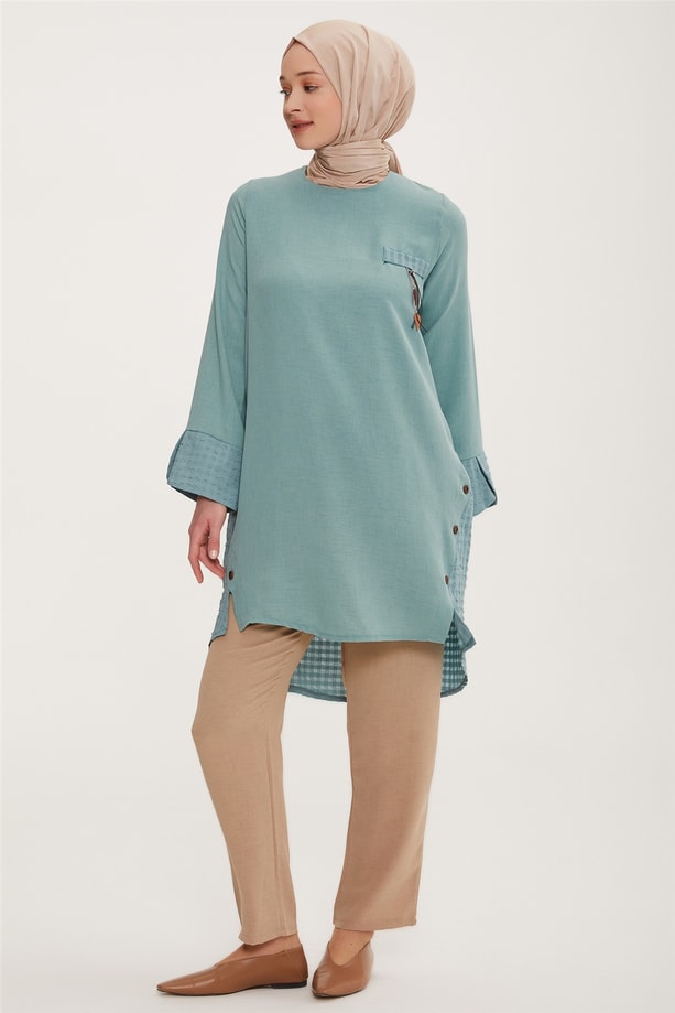 Armine Tunik 22YD4315 Çağla