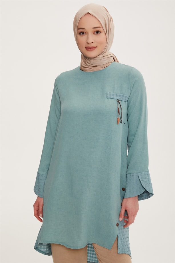 Armine Tunik 22YD4315 Çağla
