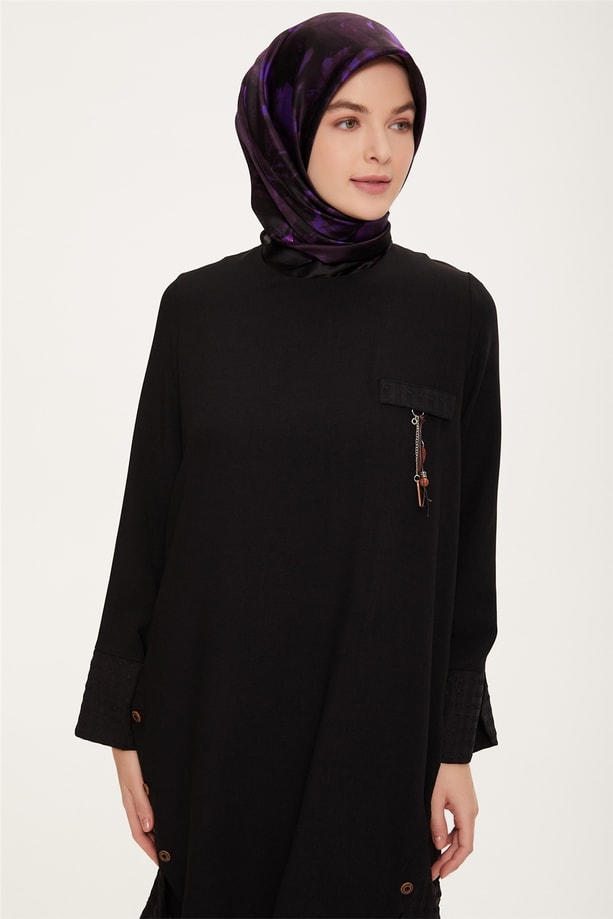 Armine Tunik 22YD4315 Siyah