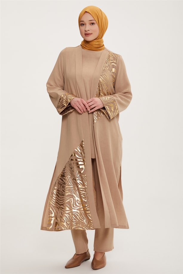 Armine Takım 22YD4319 Camel