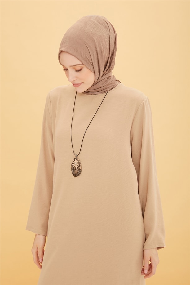 Armine Elbise 22YD4324 Bej