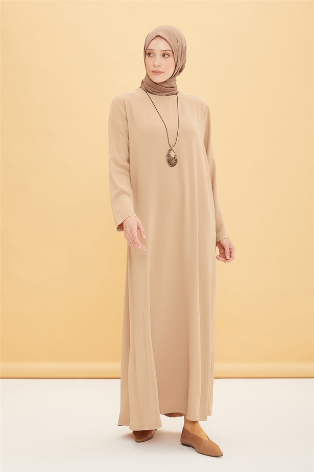 Armine Elbise 22YD4324 Bej
