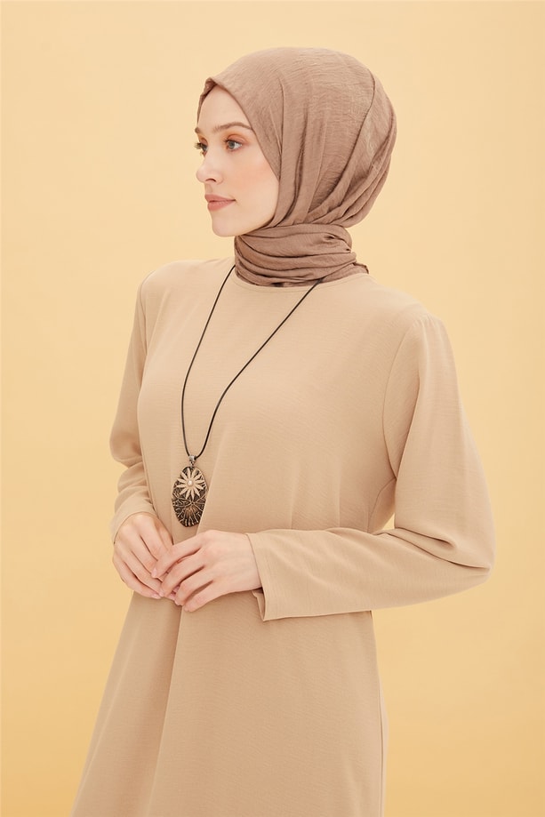 Armine Elbise 22YD4324 Bej