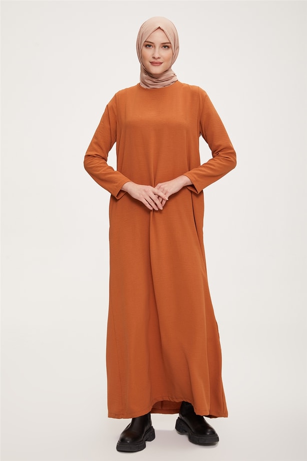 Armine Elbise 22YD4324 Kiremit