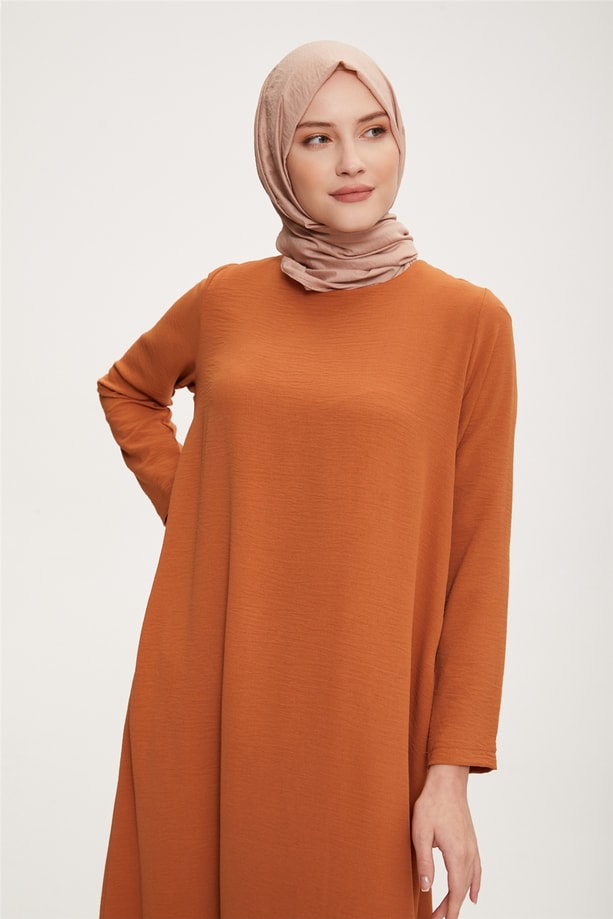 Armine Elbise 22YD4324 Kiremit