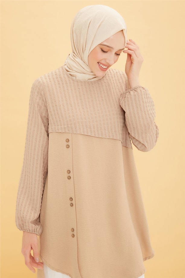 Armine Tunik 22YD4327 Bej