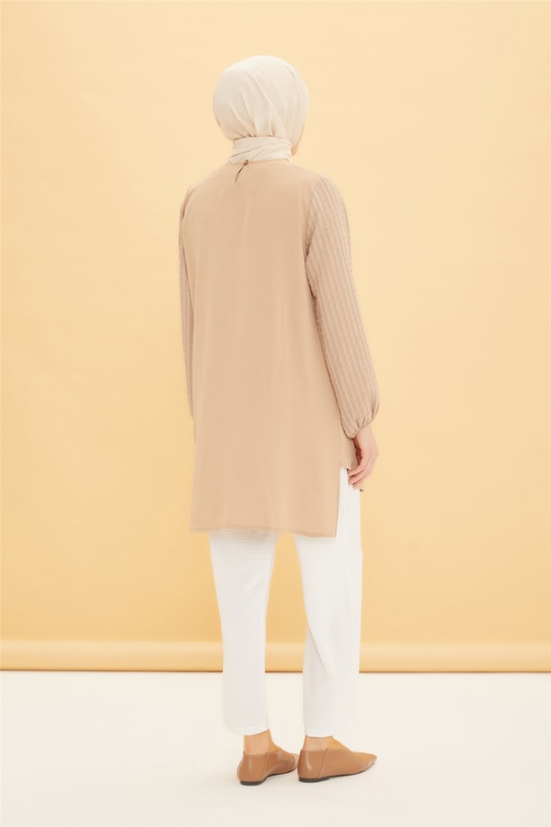 Armine Tunik 22YD4327 Bej