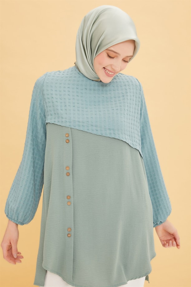 Armine Tunik 22YD4327 Çağla