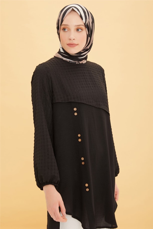 Armine Tunik 22YD4327 Siyah