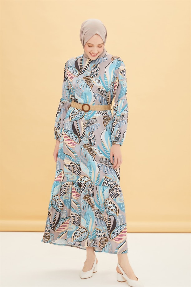 Armine Elbise 22YD4332 Aqua