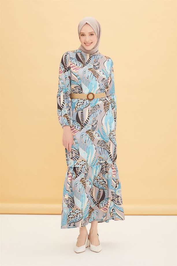 Armine Elbise 22YD4332 Aqua