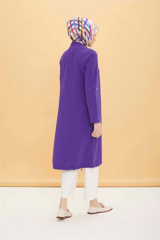 Armine Cepli Spor Tunik 21K4359 Mor