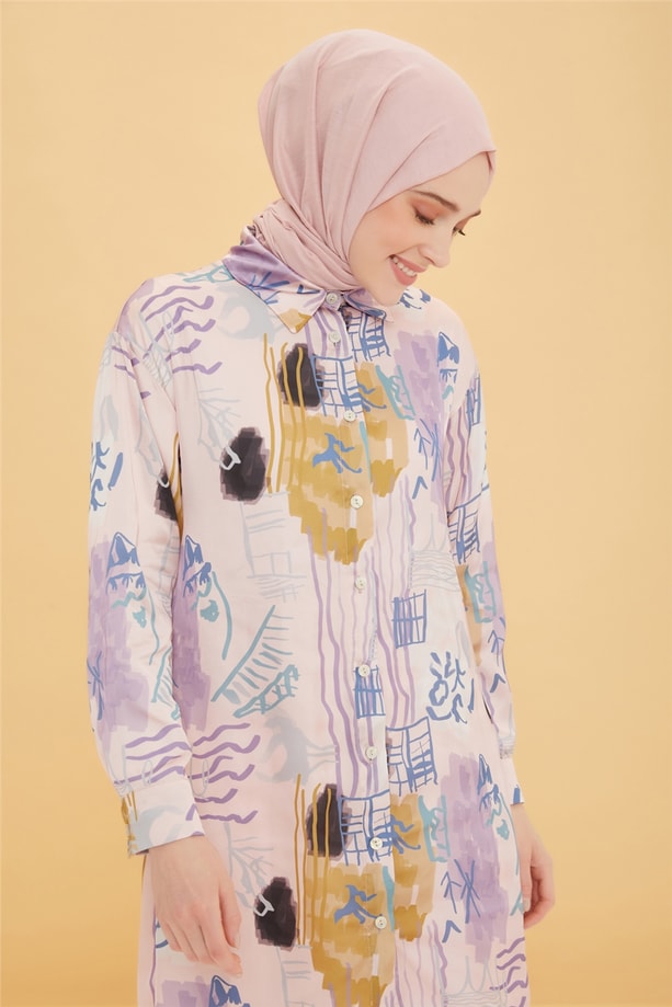 Armine Tunik 22YD4404 Pudra