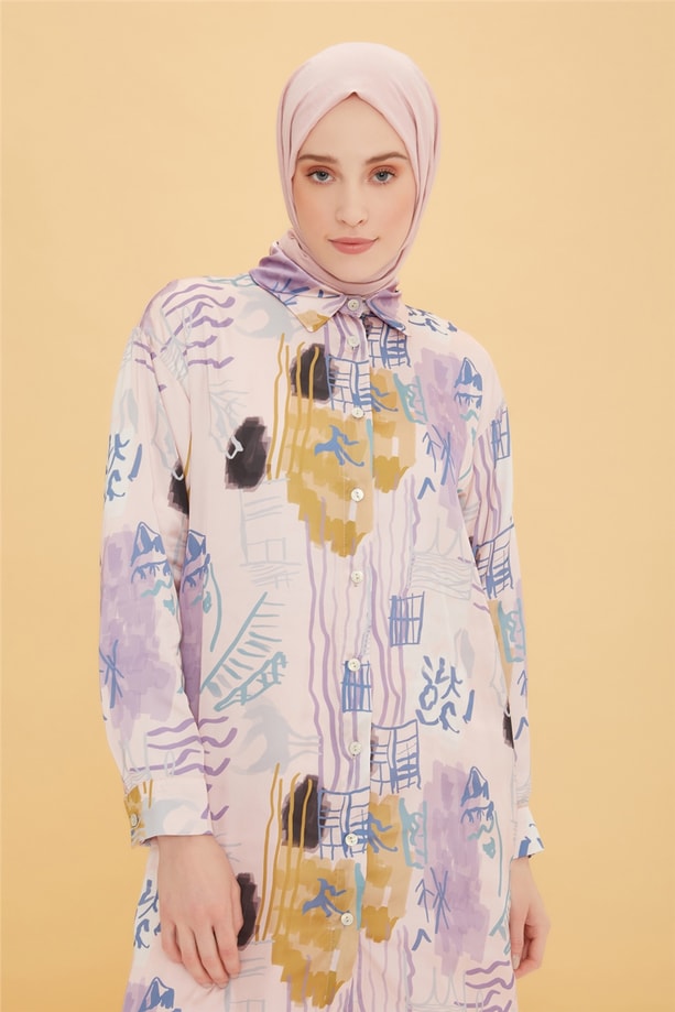 Armine Tunik 22YD4404 Pudra