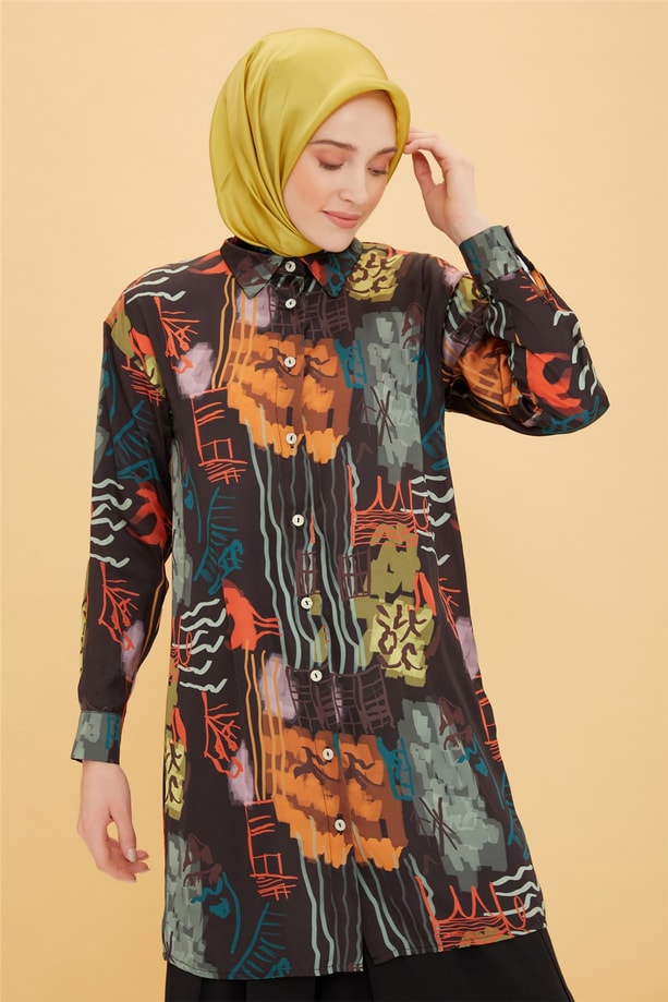 Armine Tunik 22YD4404 Siyah