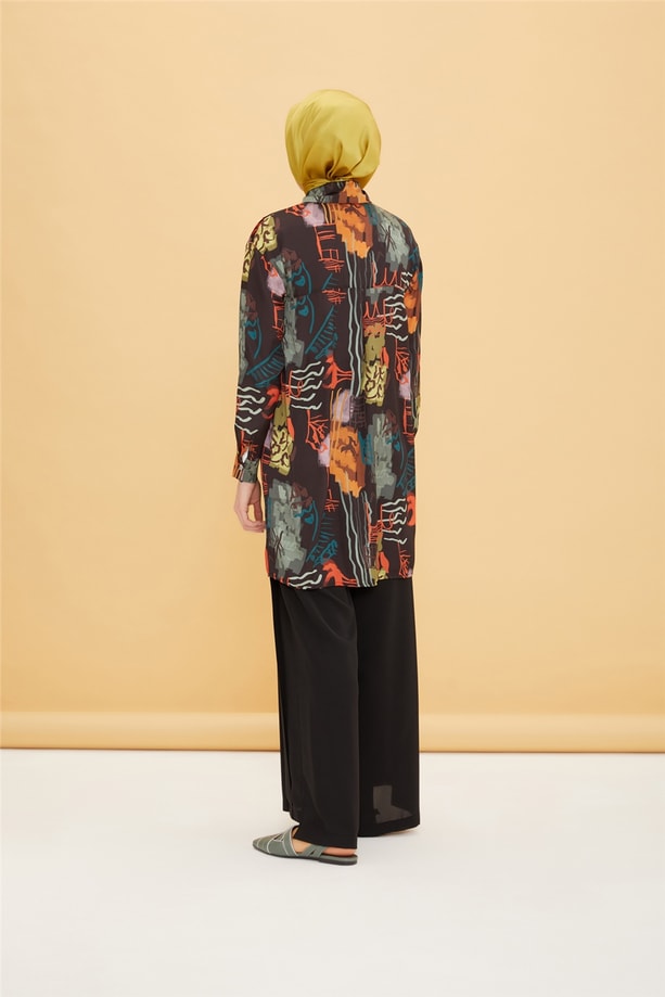Armine Tunik 22YD4404 Siyah