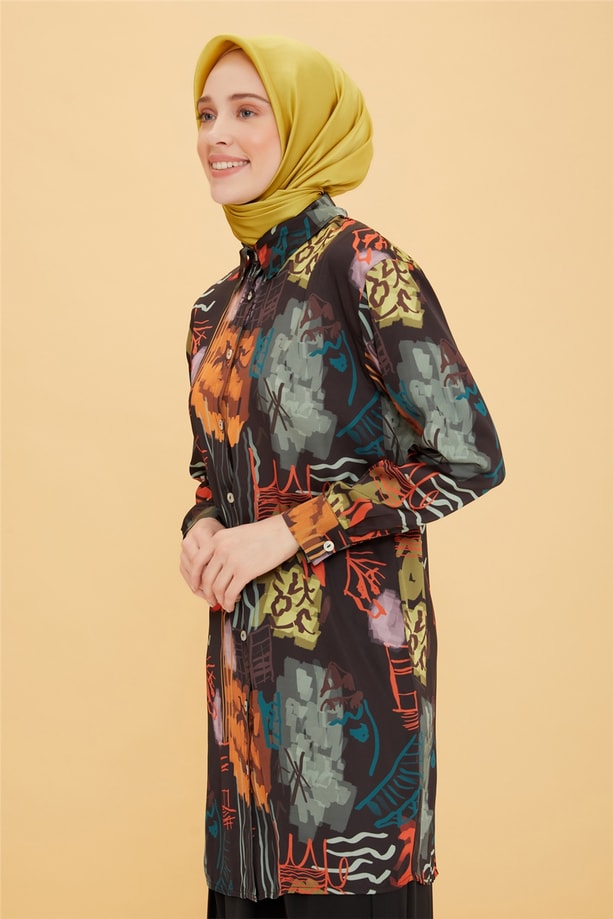 Armine Tunik 22YD4404 Siyah