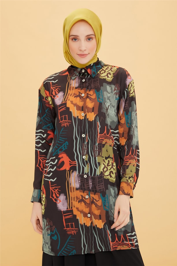 Armine Tunik 22YD4404 Siyah