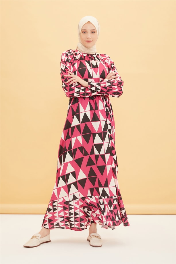 Armine Elbise 22YD4406 Fuşya