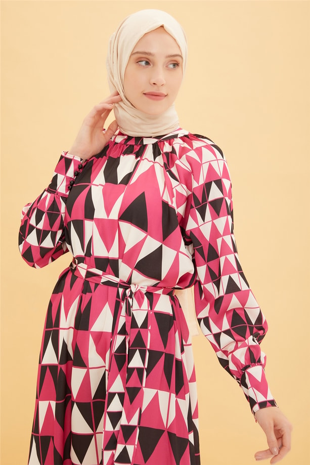 Armine Elbise 22YD4406 Fuşya