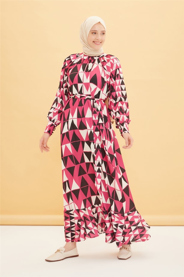 Armine Elbise 22YD4406 Fuşya