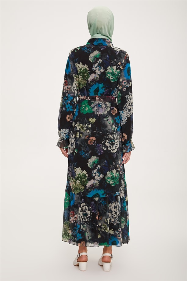 Armine Elbise 22YD4418 Mavi
