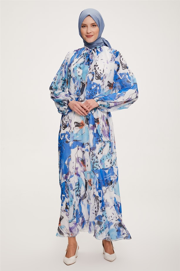 Armine Elbise 22YD4419 Gri