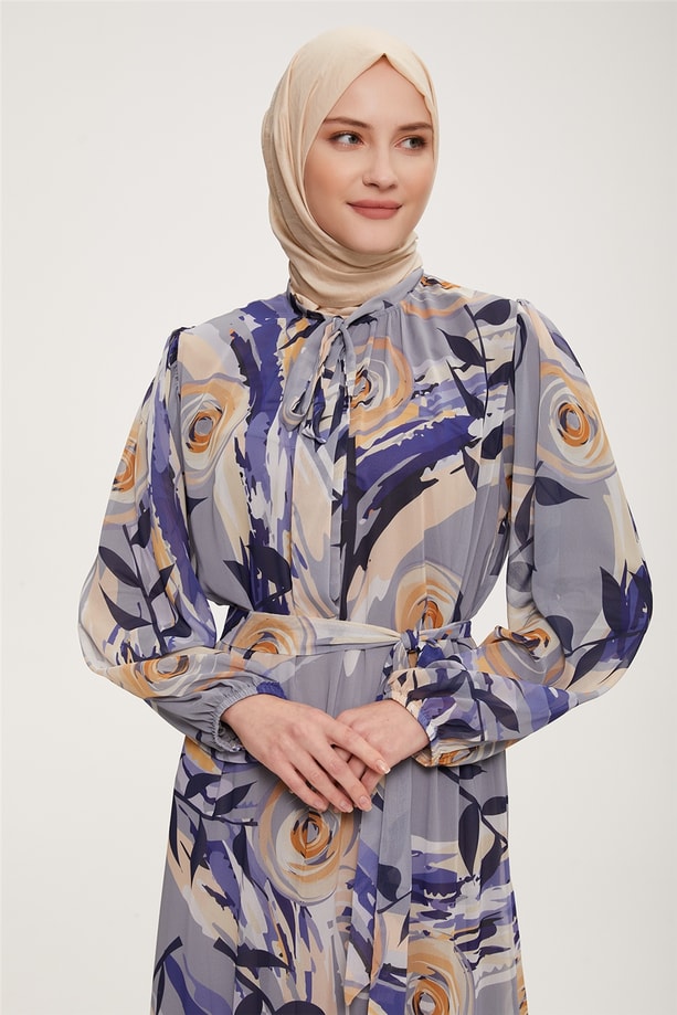 Armine Elbise 22YD4419 Gri