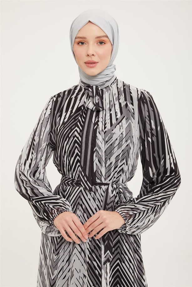 Armine Elbise 22YD4419 Siyah