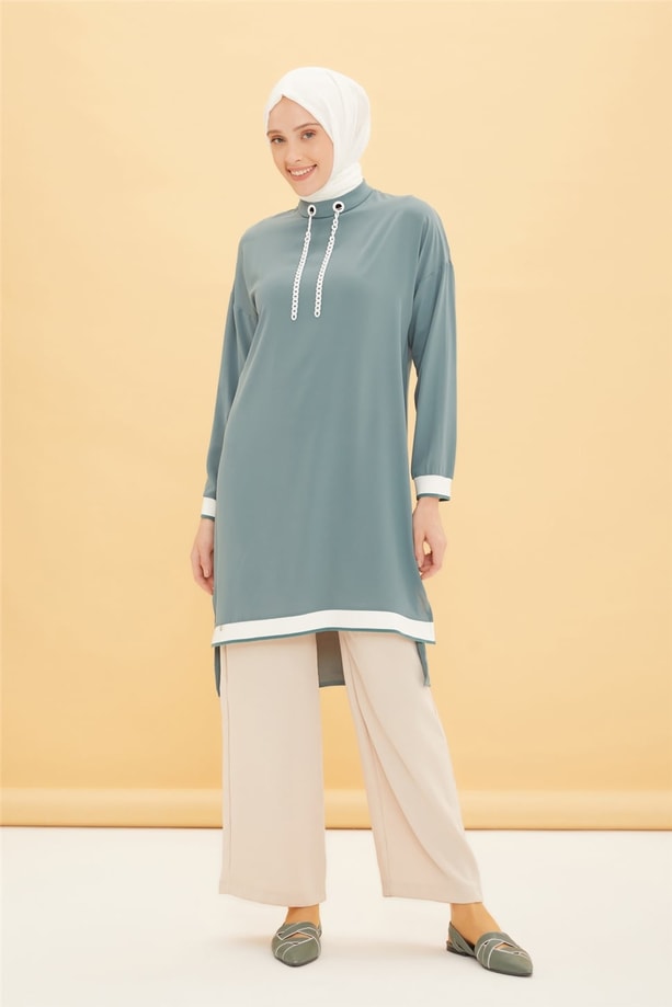 Armine Trend Tunik 22YT455 Küf Yeşili