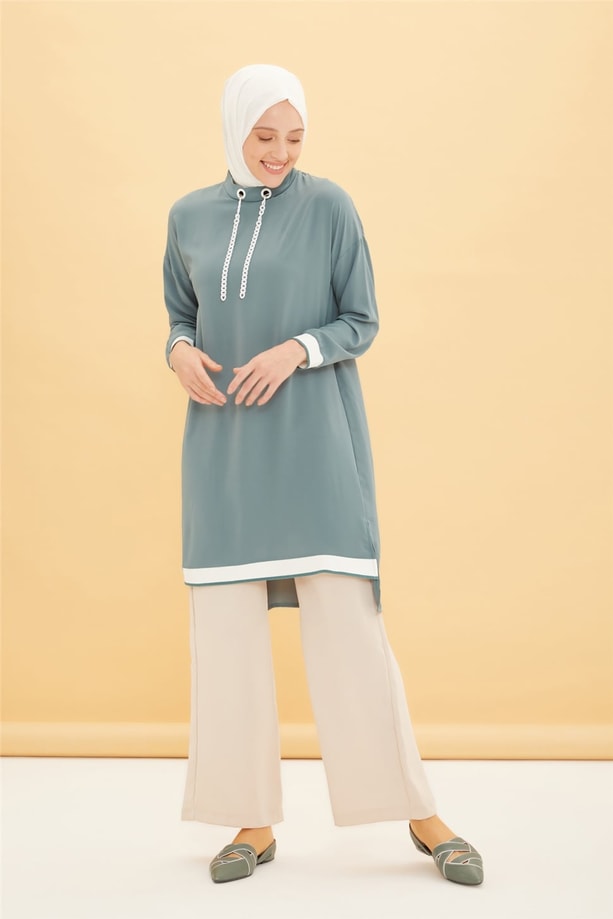 Armine Trend Tunik 22YT455 Küf Yeşili