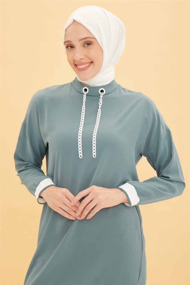 Armine Trend Tunik 22YT455 Küf Yeşili